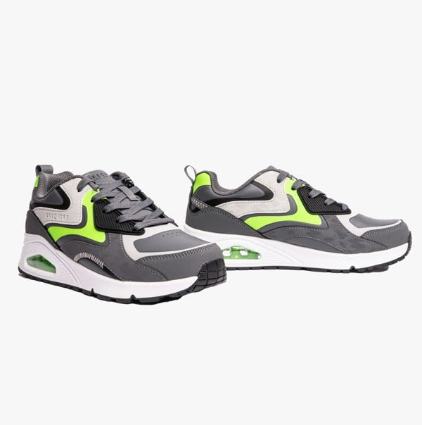 Skechers 403647L/CCLM UNO GEN1 - COLOR SURGE Boys Casual Shoes Chrcl/Lime
