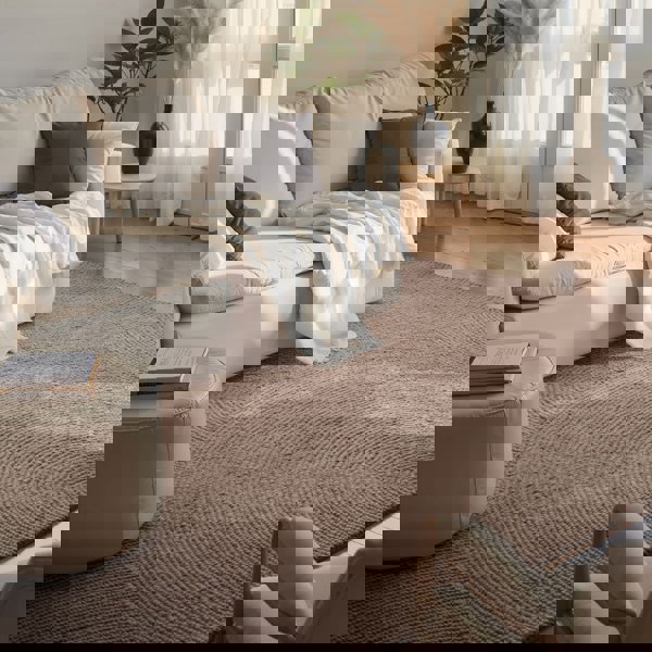 Eleni Wool Rug – Natural Brown Colour