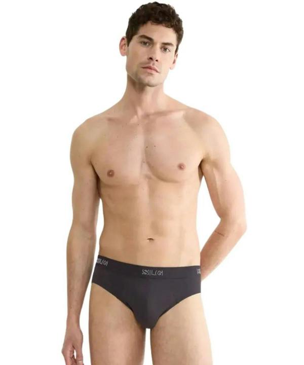 SloggiBriefs 2 - pack2 - Pack SLG Base Briefs, CharcoalBoxers & Briefs
