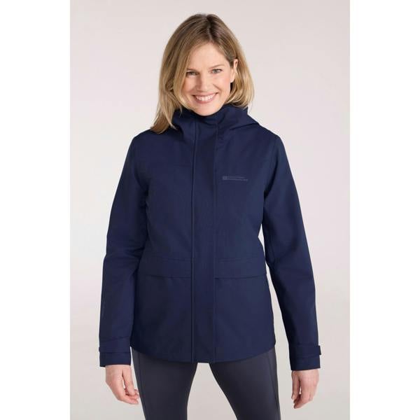 Mountain Warehouse Womens/Ladies April Waterproof Jacket - Navy - 