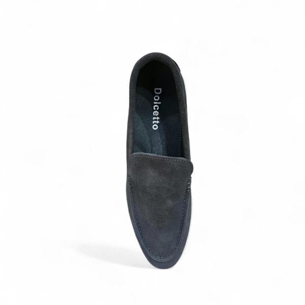 Dolcetto Men’s Durable Slip-On Loafers with Cushioned Insole