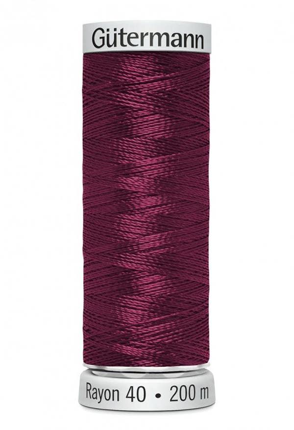 Gutermann No 40 Sulky Rayon Embroidery Thread 200m Rayon Thread Suitable For Embroidery