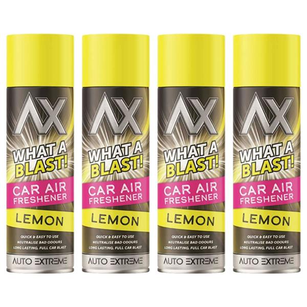 Auto Extreme 4X - What A Blast! Lemon Car Air Freshener Spray 500ml