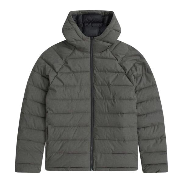 Animal Mens Light Cloud Cosi Hooded Marl Padded Jacket - Khaki Green - 