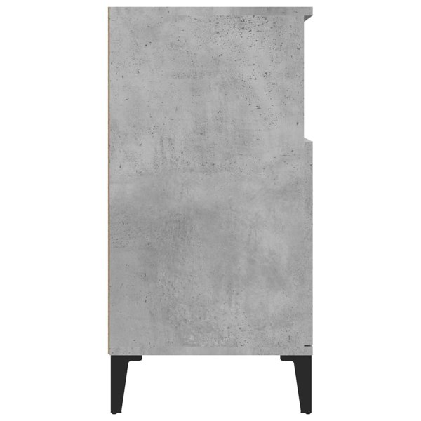 Berkfield Sideboard Concrete Grey 60x35x70 cm Engineered Wood