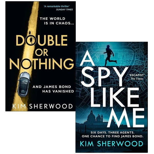 Kim Sherwood Double O Series 2 Book Set Double or Nothing & A Spy Like Me