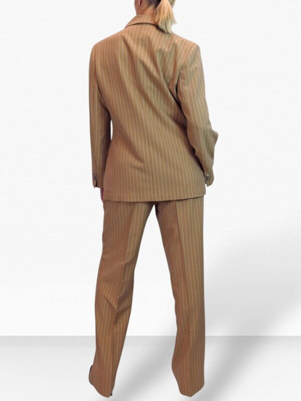 Paulo Due Women's Pinstripe 2 Piece Trouser Suit Tailored Blazer