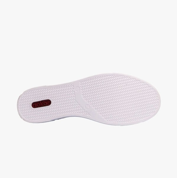 Rieker Womens Zip Shoes - White (N4921-81)