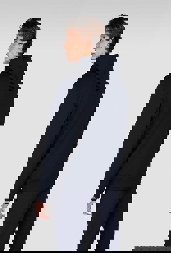 Paul & Shark Leather Badge Tech Hoodie