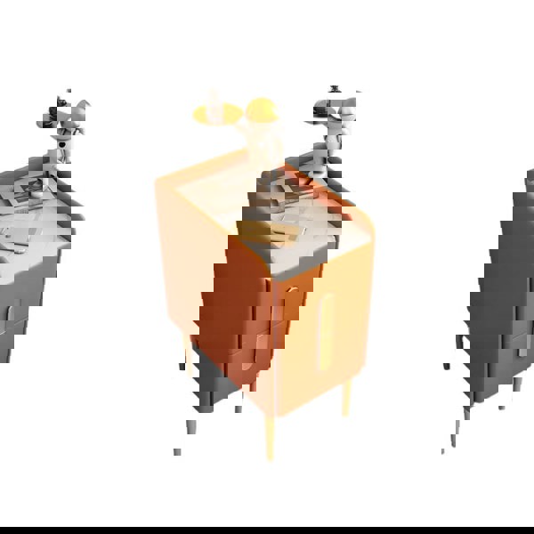 Silva Bedside Table, Multiple Colors-Ritconcept-Rit Concept