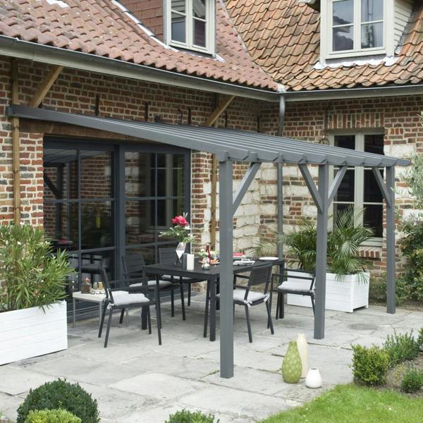Cerland Etreta Wooden Pergola 4m x 3m Rectangular Timber Patio Shelter Canopy