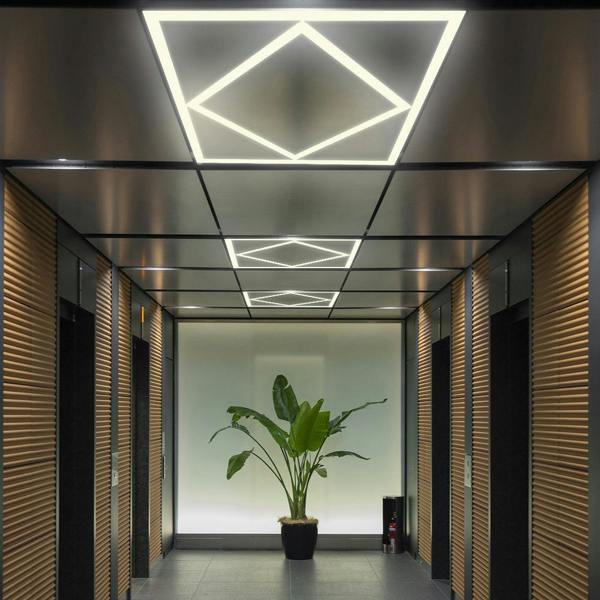 ENER-J Double Square Borderline LED Panel, 60x60 40W 4000 Lumens, 3 Years warranty | Pack of 6 - 4000K