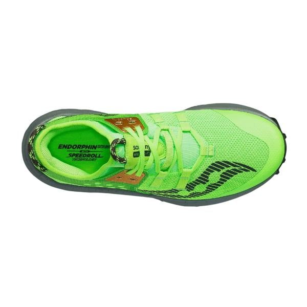 Saucony Mens Endorphin Running Trainers - Lime - 