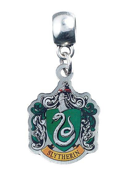 Harry Potter Slytherin Crest Slider Charm  Silver