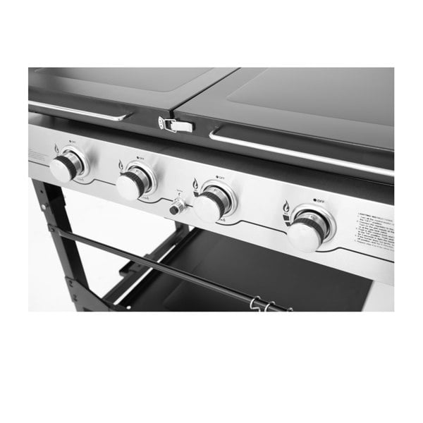 Callow 4 Burner Flat Top Gas Griddle - Outdoor Cooking Gridle with Quality Cover