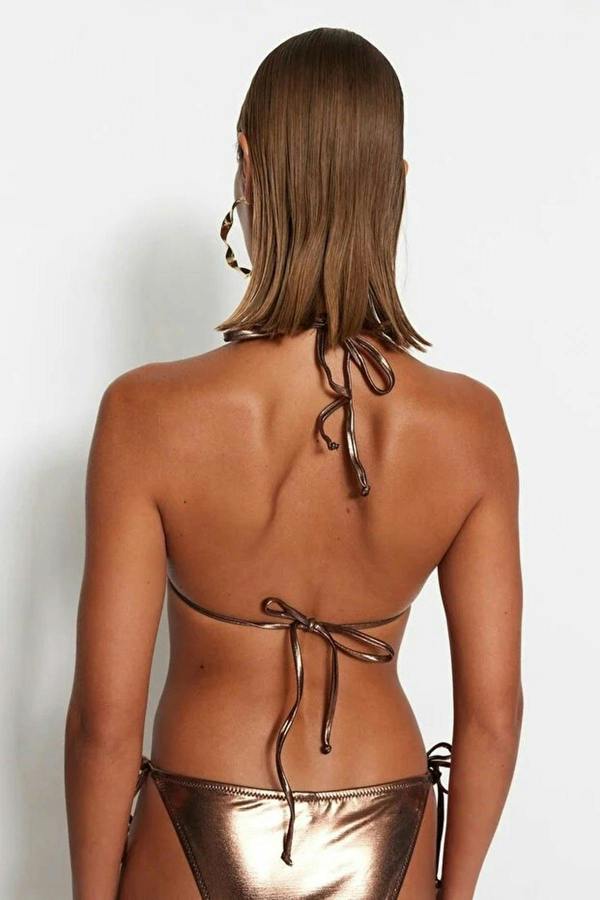 WOVCOR Triangle Covered Bikini Top