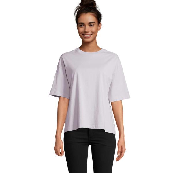 SOLS Womens/Ladies Boxy Organic Oversized T-Shirt - Lilac