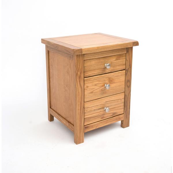 Cabinet Bits Trivento 3 Drawer Bedside Table