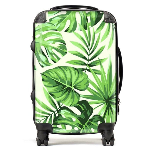 Warren Reed Exotic Palm Leaves Suitcase