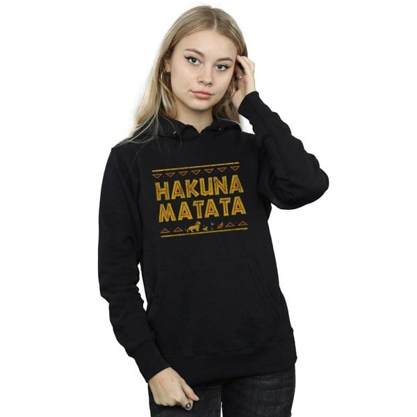 Disney Womens/Ladies The Lion King Hakuna Matata Hoodie - Black