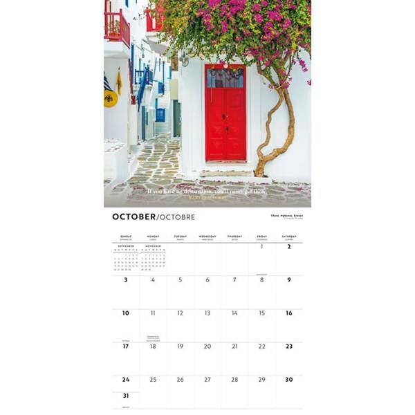 Doors & Windows Calendar 2027, Wall Calendars, Month To View, Lifestyle, Gift