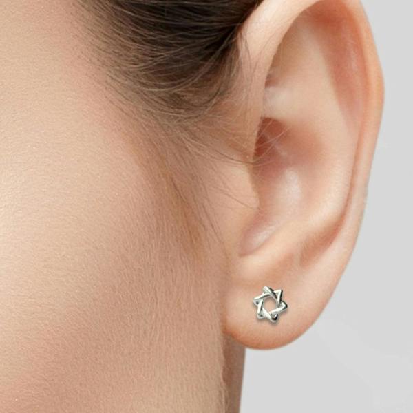 Aye Do Gifts Silver Mystical Star Stud Earrings