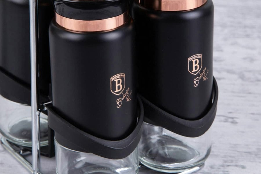 Berlinger Haus Spice Jar Set Berlinger Haus BH-1999 Black Rose
