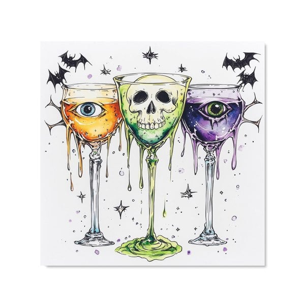 Warren Reed - Designer Halloween Toast to the Dead Kitchen Splashback