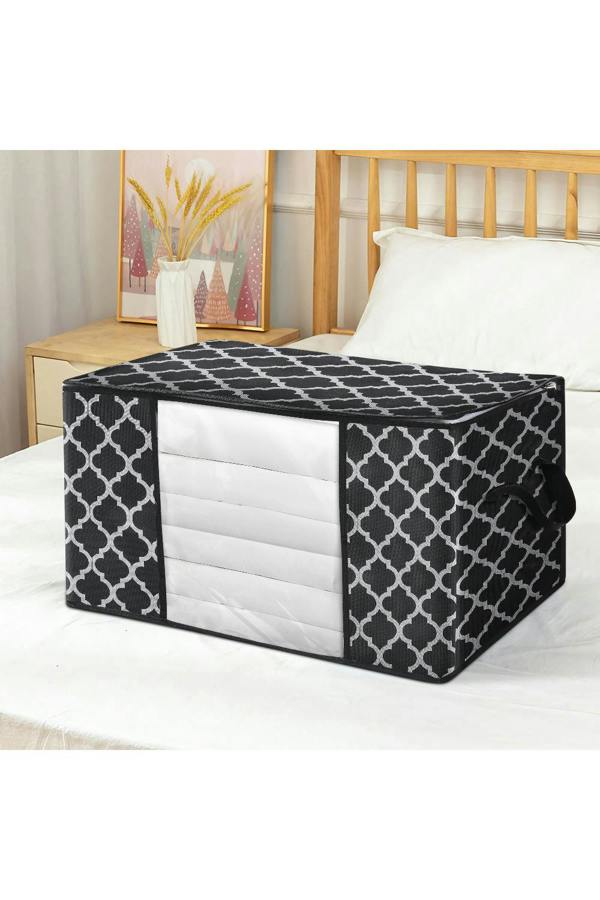 Large Capacity Foldable Fabric Clothes Organizer Bag