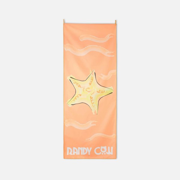 Randy Cow Starfish - Quick Drying Microfibre Towel