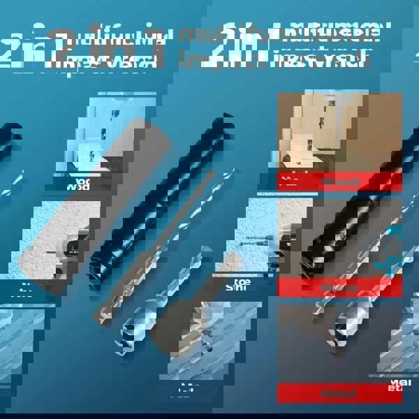 Traderight 21V Brushless Impact Wrench Drill 1/2" Rattle Gun 4.0Ah Battery Kit