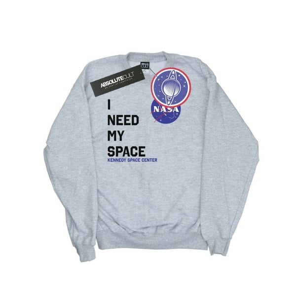 NASA Mens I Need My Space Sweatshirt - Sports Grey