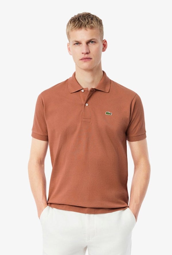 Lacoste Men's Classic Fit L.12.12 Original Polo Shirt - Orange