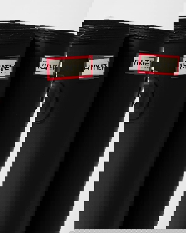 Hunter Original Tall Side Adjustable Mens Wellies - Black