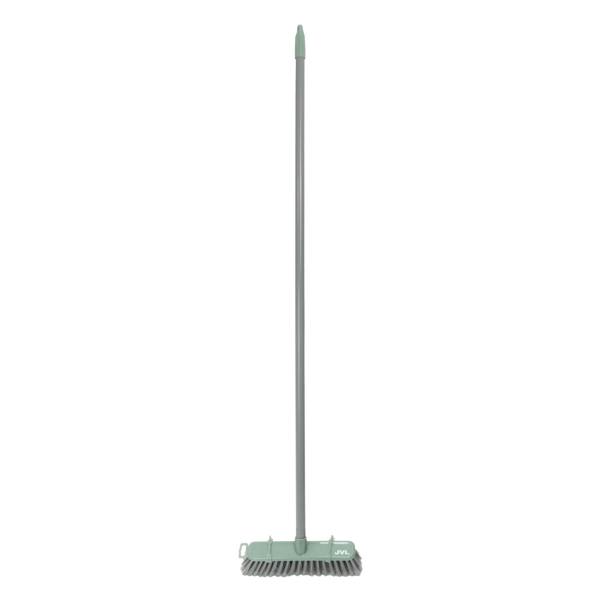 JVL Angled Sweeping Brush With Soft Bristles - Grey