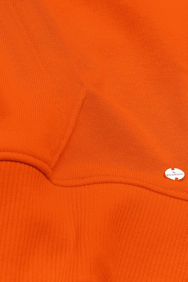 ENORSIA Sleeveless Raw Edge Hoodie