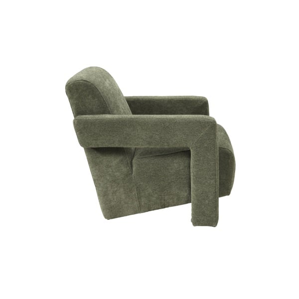 Apex Angular Armchair - Olive Green