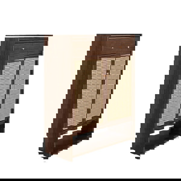 Ingrid Rattan Shoe Storage, Rubber Wood-Rit Concept-Rit Concept