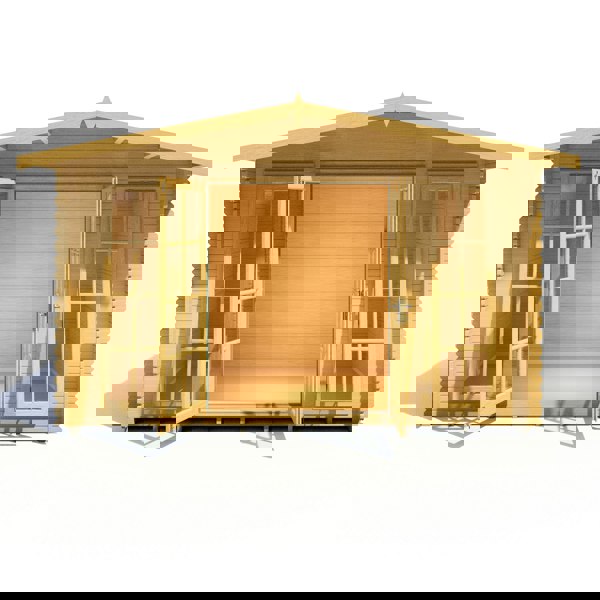 Shire 12x8 Epping log cabin 28mm Cladding - Best Shed