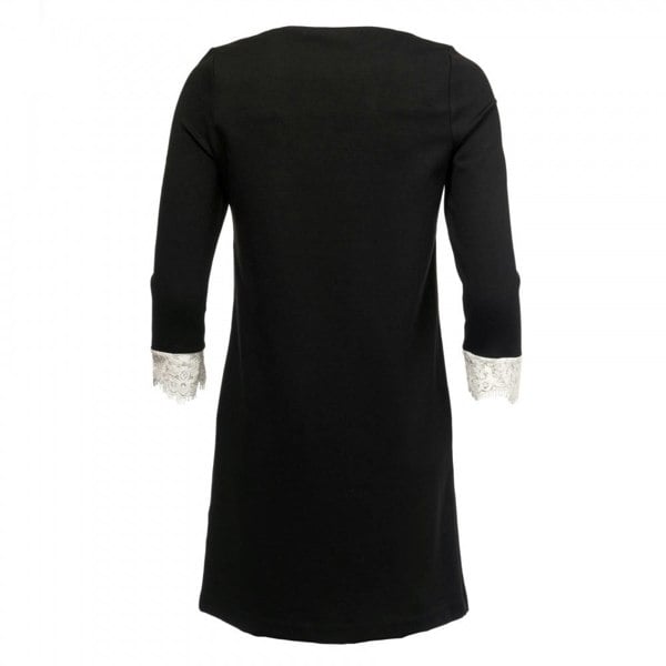 French Connection Lula Stretch L/S Slash Neck Womens Tunic