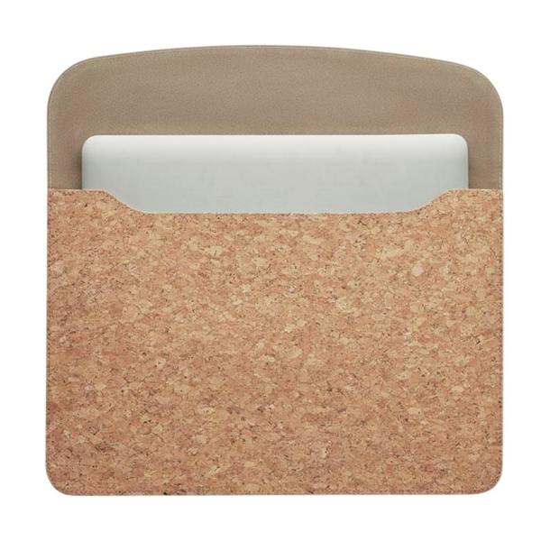 MidOcean Grace Cork Magnetic Closure Laptop Sleeve - Beige - 