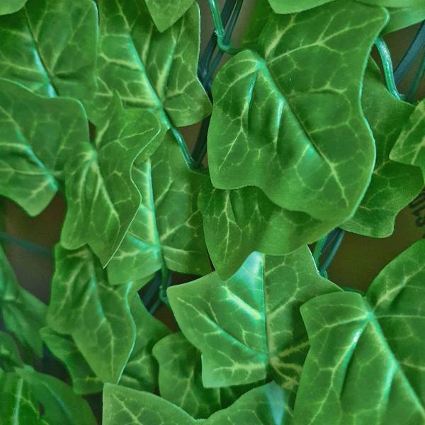 Premium Artificial Ivy Hedge Garden Fence Privacy Screening- Green - Evergreenery