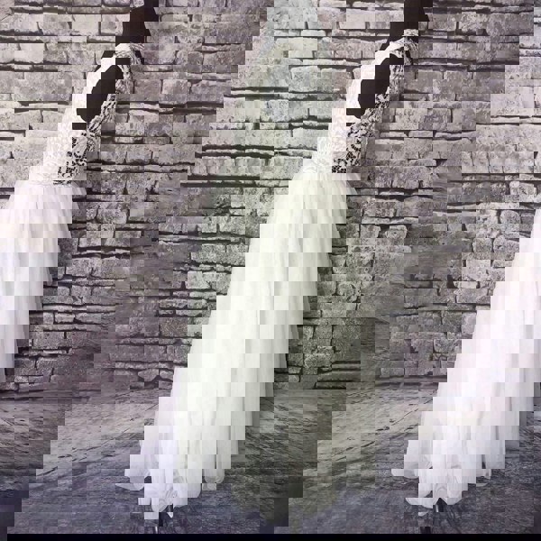 Girls Bohemian Classic Dress - White