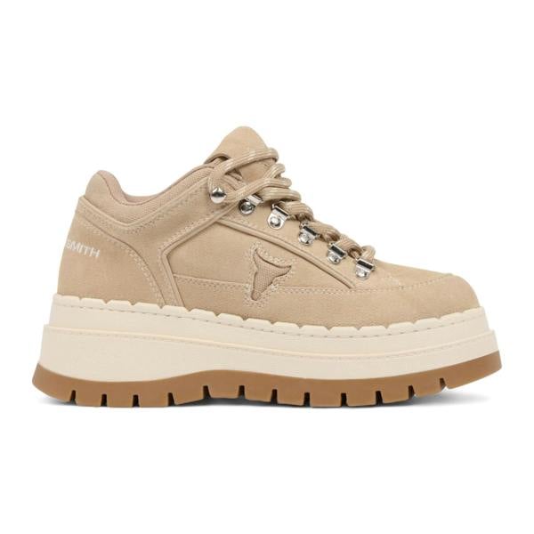 Windsorsmuth Ultimatum - Women's Sand Brown Chunky Platform Sneakers