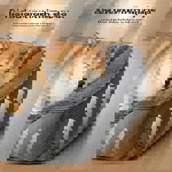 Skylos Orthopedic Dog Bed Soft Arctic Velvet Pet Bed Anti-Slip Mattress Large