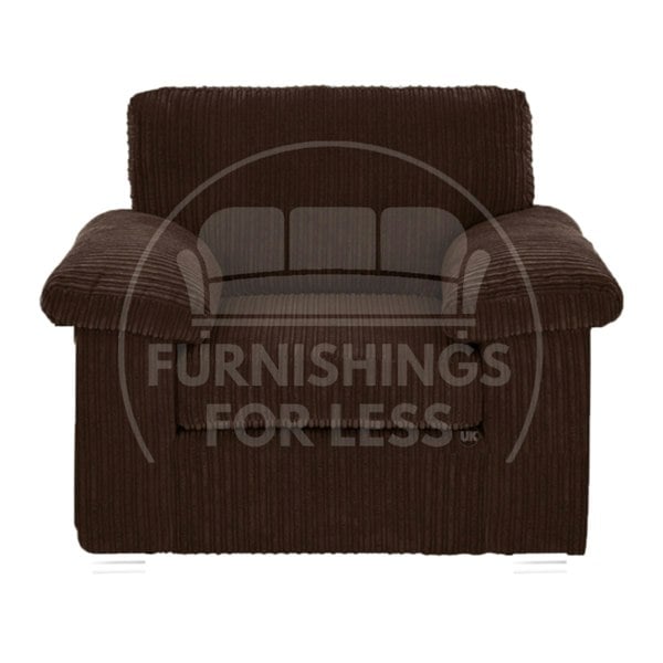 Furnishings For Less Delta Full Jumbo Cord Single Seater Armchair