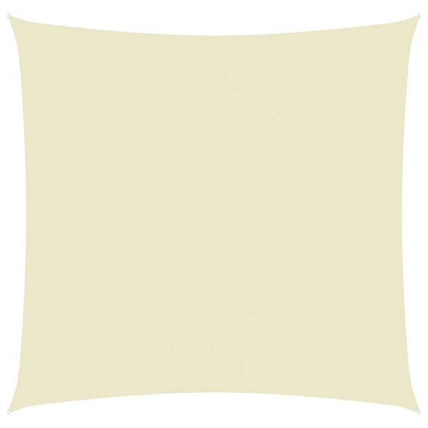 Berkfield Sunshade Sail Oxford Fabric Square 3x3 m Cream
