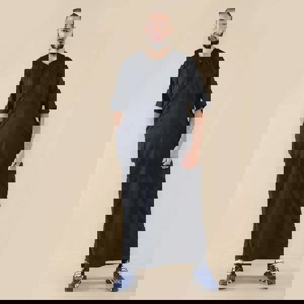 107_thobe_Black_L - 56, 107_thobe_Black_M - 54, 107_thobe_Black_S - 52, 107_thobe_Black_XL - 58, 107_thobe_Black_XXL - 60