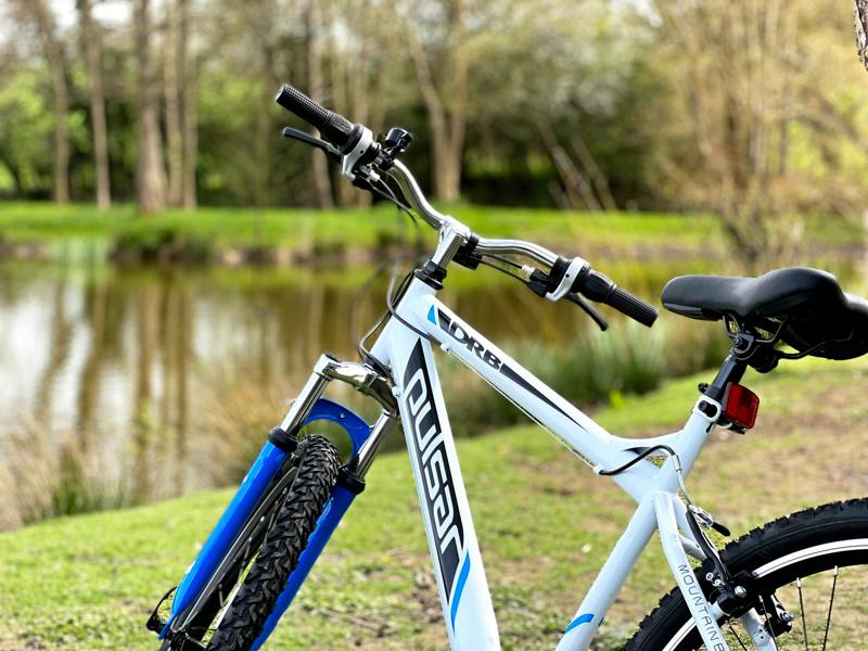 Dallingridge Pulsar Hardtail Mountain Bike, 26" Wheel - Ice White/Blue