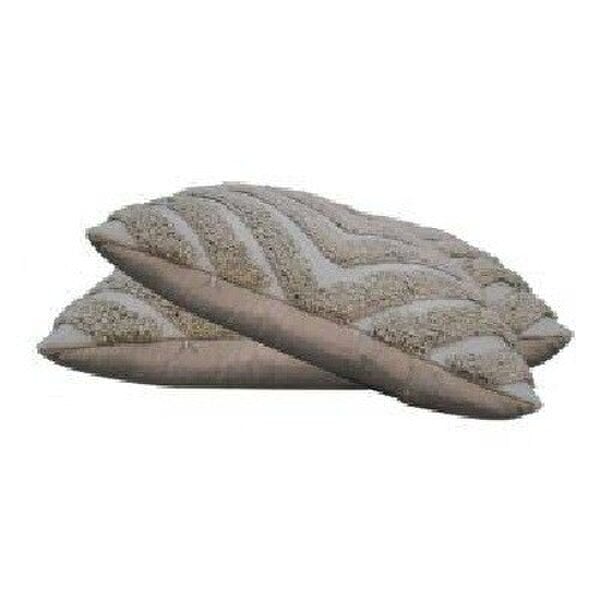 Wyld Haus Set of 2 Apricale Grey Diamond Cushion Covers